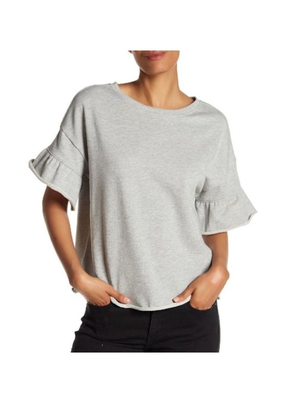 Sanctuary Ruffle Sleeve Top